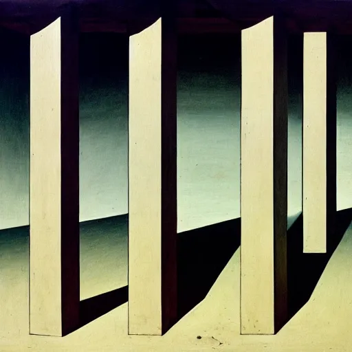 Image similar to a parade of disconnected images : obscure corners of nameless interiors, astronomical diagrams projecting the distances between celestial bodies, a painting by giorgio de chirico, a list of unpopular anagrams.