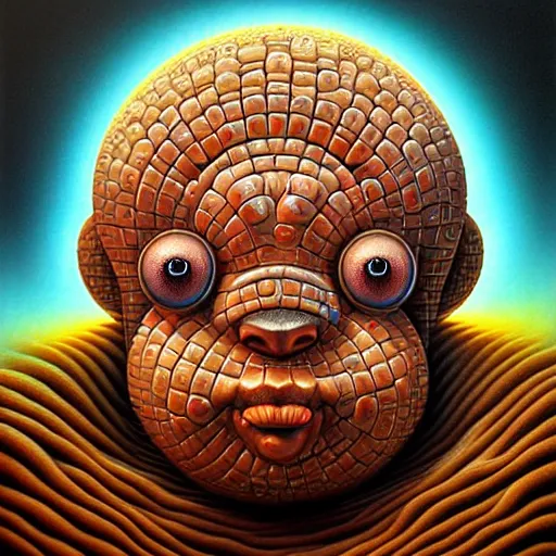 Image similar to leper messiah. by naoto hattori, hyperrealistic photorealism acrylic on canvas