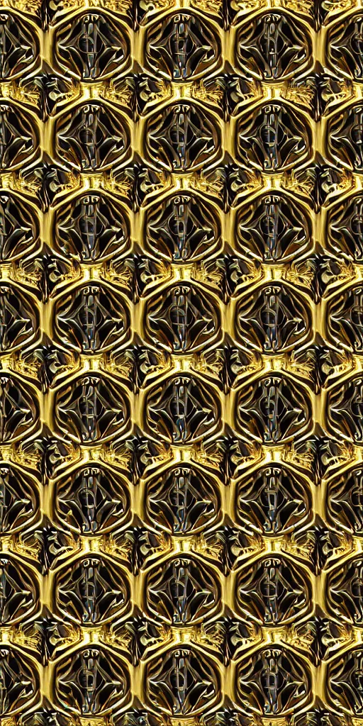 Prompt: https://media.discordapp.net/attachments/1005627368985067550/1006622841485148290/seamless_3D_baroque_gold_pattern_Beautiful_dynamic_shadows__gold_and_pearls_symmetrical_rococo_elements_damask_Artstation_ve_-H_1024_-C_12.0_-n_9_-i_-s_150_-S_3168135737_ts-1660067986_idx-7.png seamless 3D baroque gold pattern, Beautiful dynamic shadows , gold and pearls, symmetrical, rococo elements, damask, Artstation, versace pattern, supersharp, no blur, sharp focus, insanely detailed and intricate, Octane render,8K
