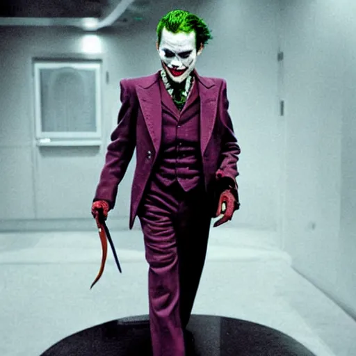 Image similar to Johnny Depp as The Joker