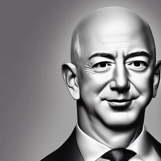 Prompt: currency with the face of jeff bezos on it