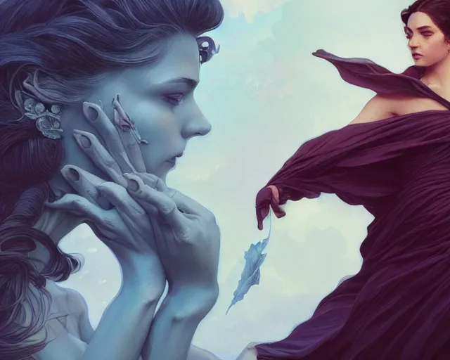 Image similar to photography of tyler shields, deep focus, d & d, fantasy, intricate, elegant, highly detailed, digital painting, artstation, concept art, matte, sharp focus, illustration, hearthstone, art by artgerm and greg rutkowski and alphonse mucha