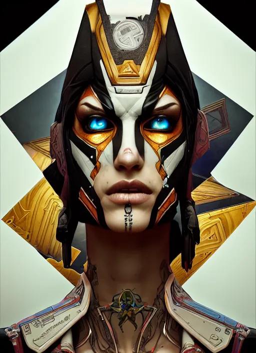 Image similar to symmetry!! portrait of borderlands 3 psycho, intricate, elegant, highly detailed, digital painting, artstation, concept art, smooth, sharp focus, illustration, art by artgerm and greg rutkowski and alphonse mucha, 8 k