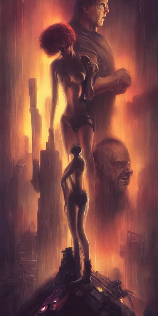 Prompt: epic masterpiece Blade Runner 2049 neon, fifth element, cyber vampires, atmospheric, photograph by Edgar Maxence and Ross Tran and Michael Whelan, boris vallejo, frank frazetta, mitch foust