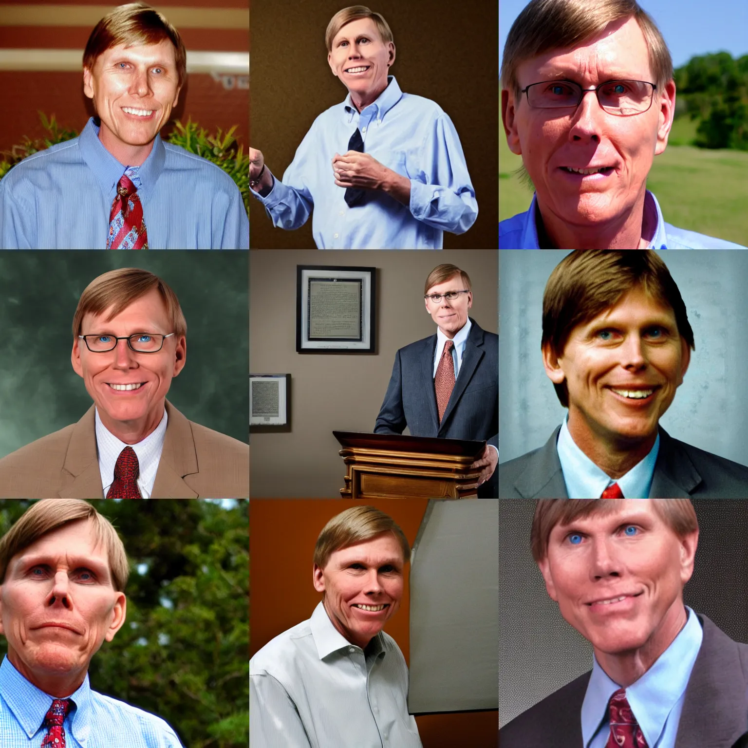 Prompt: high quality photo of evangelist dr. kent hovind