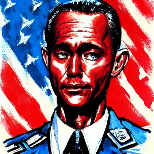 Prompt: illustration of forrest gump by basil gogos