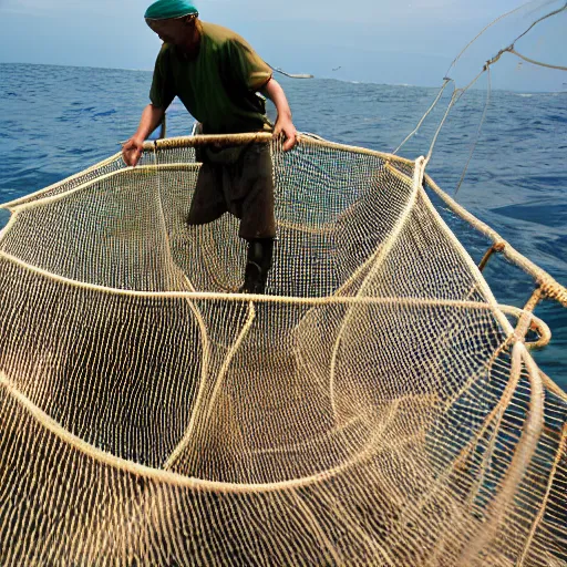 Image similar to trawl nets dragging over the seabed