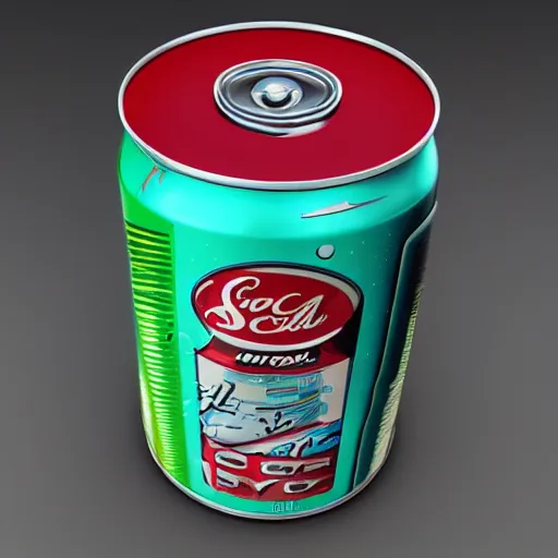 Image similar to futuristic soda can