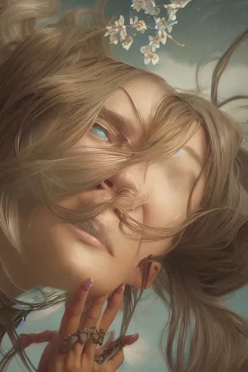 Prompt: ultra realistic illustration, beautiful feminine orchid, close up shot, cyberpunk, sci-fi, fantasy, intricate, elegant, highly detailed, digital painting, artstation, concept art, smooth, sharp focus, illustration, art by artgerm and greg rutkowski and alphonse mucha, rene magritte, surrealism