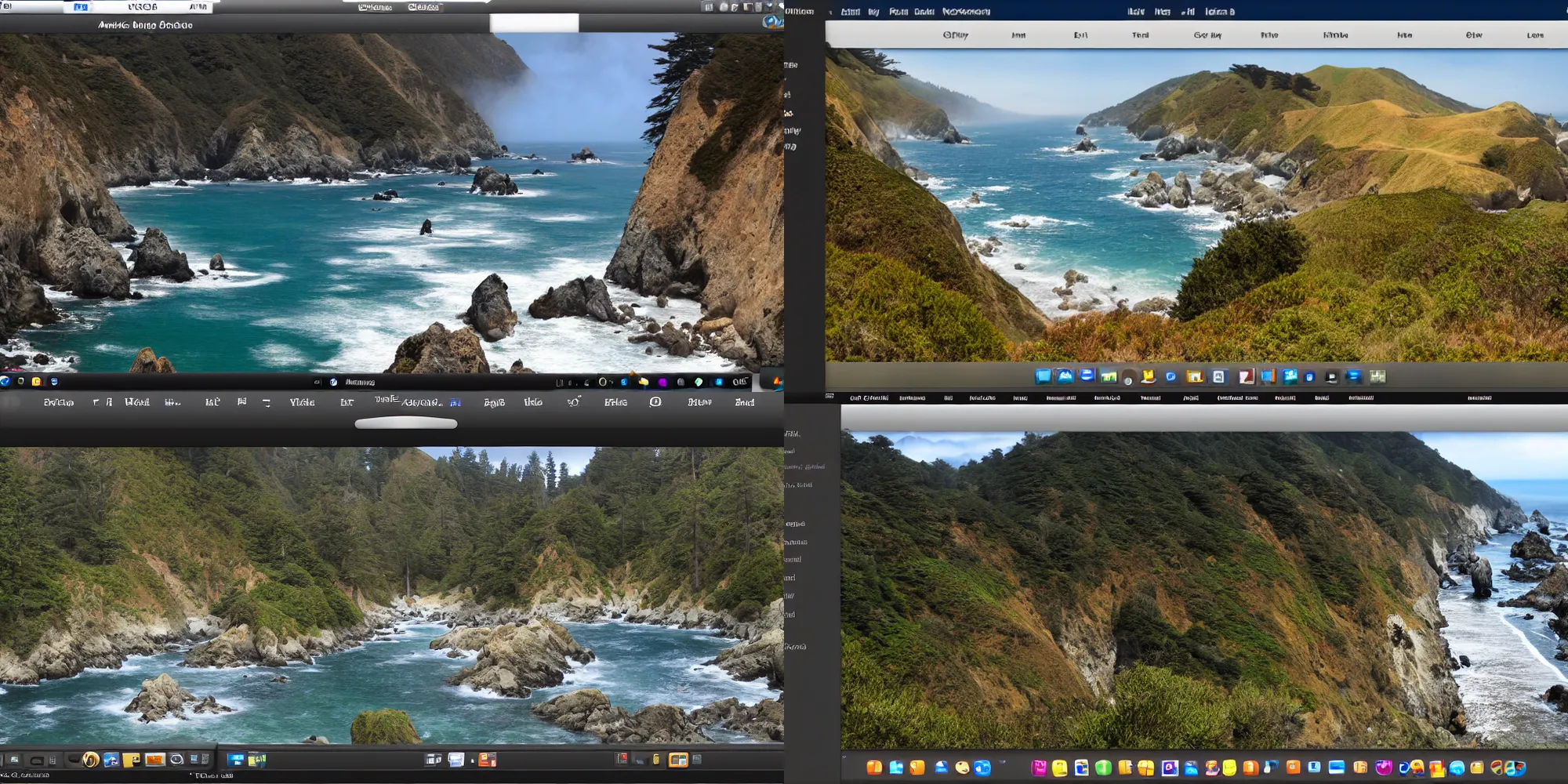 Prompt: A screenshot of macOS Big Sur
