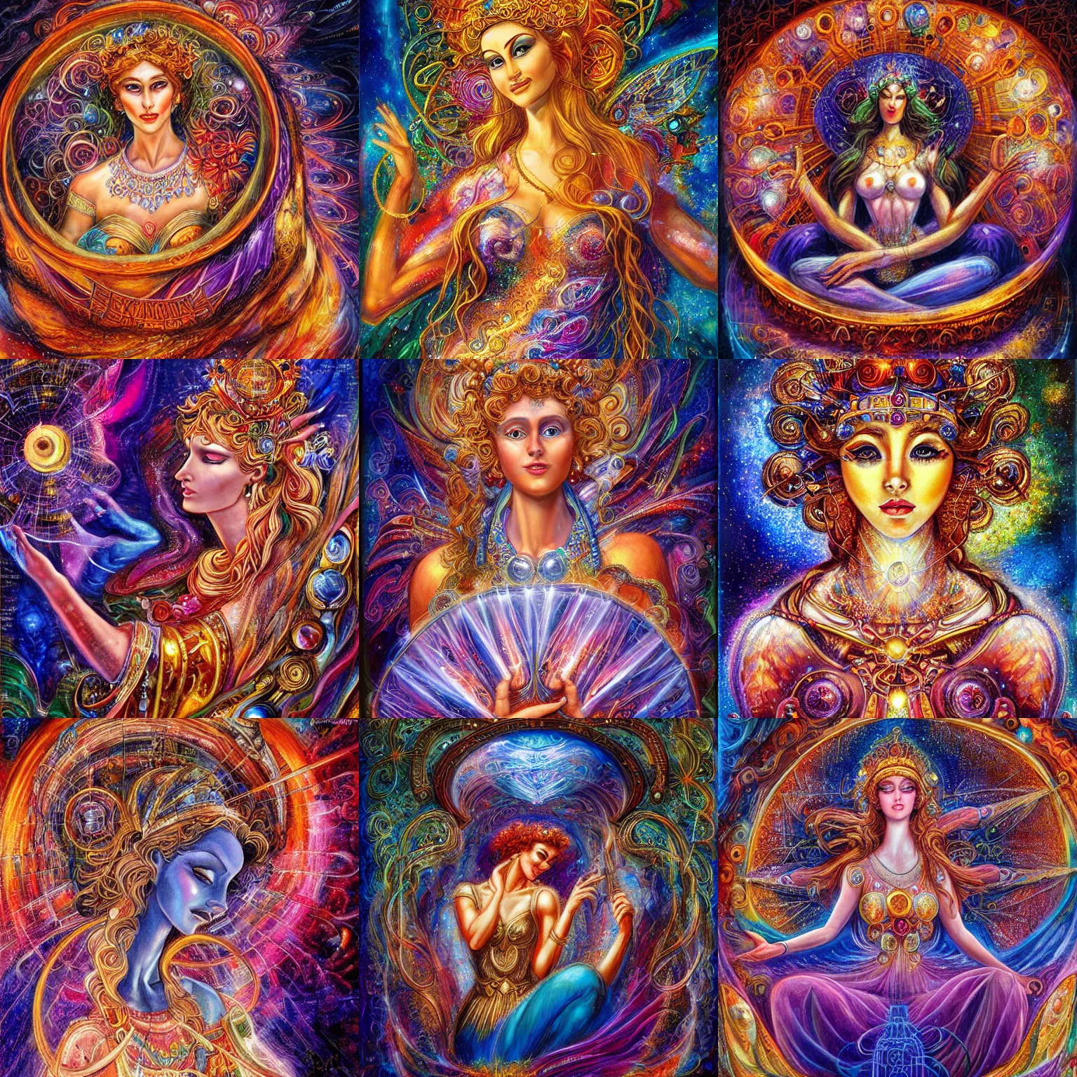 goddess of the large hadron collider by josephine wall | Stable ...