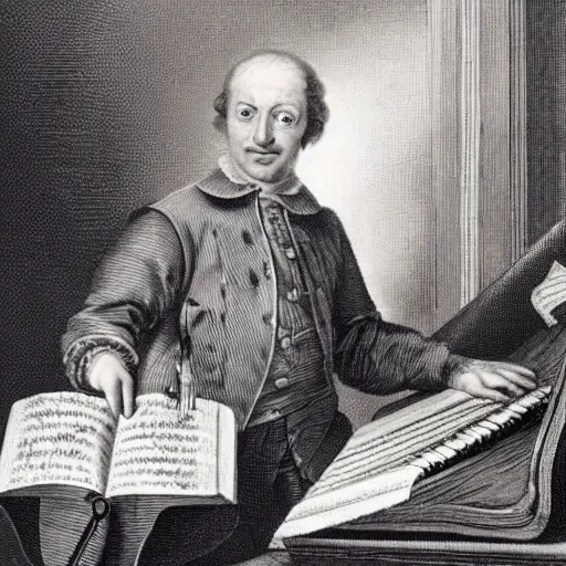 Prompt: Thomas Pesquet as a music teacher