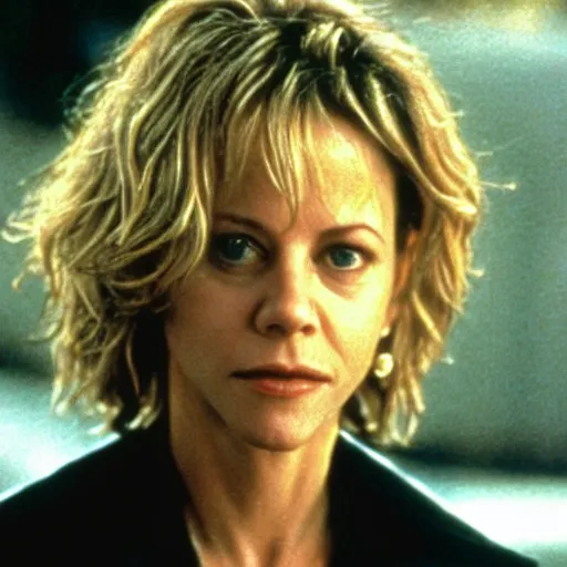Image similar to meg ryan is the one in the matrix movie