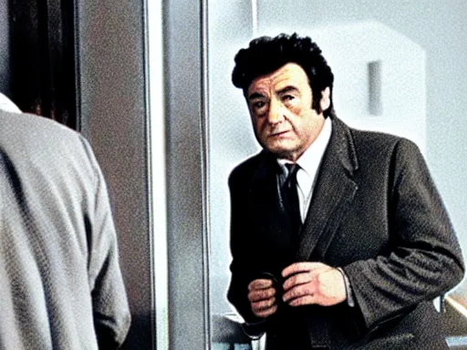 Image similar to columbo investigating who asked