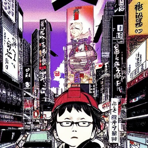 Prompt: tabby cat akira neo tokyo “ katsuhiro otomo ”