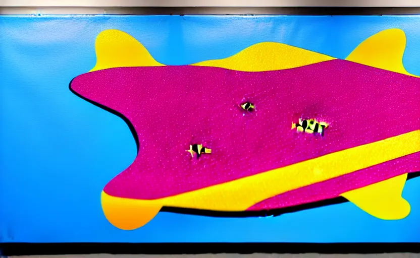 Image similar to flying skate boards by shusei nagaoka, kaws, david rudnick, airbrush on canvas, pastell colours, cell shaded!!!, 8 k