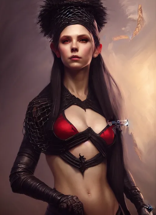 Image similar to a _ fantasy _ style _ portrait _ painting _ of widow black net bonnet, oil _ painting _ unreal _ 5 _ daz. _ rpg _ portrait _ extremely _ detailed _ artgerm _ greg _ rutkowski _ greg