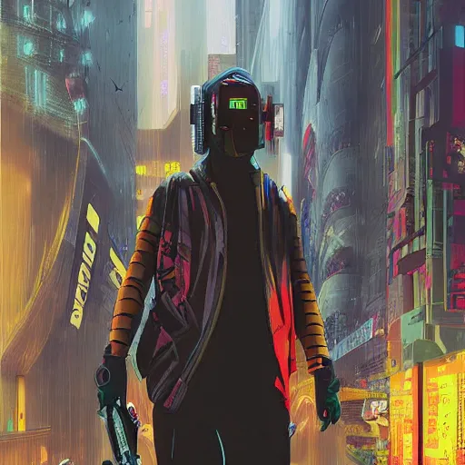 Image similar to cyberpunk art by kobe sek