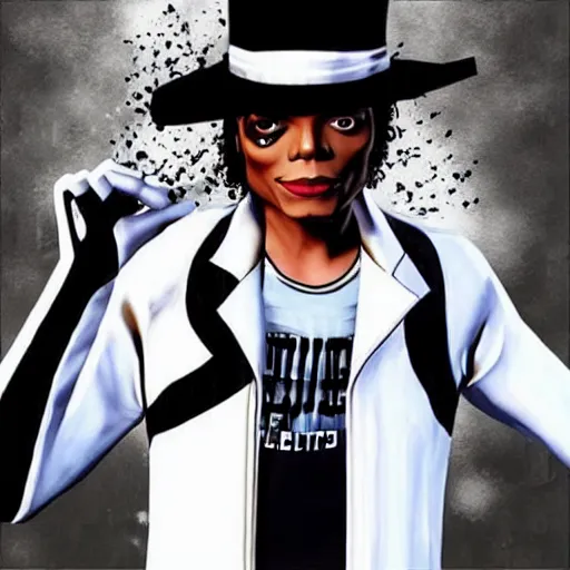 Prompt: “Michael Jackson GTA V Loading Screen”