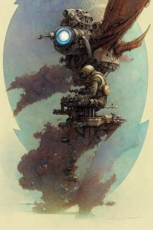 Image similar to (((((1970s science fiction art . muted colors.))))) by Jean-Baptiste Monge !!!!!!!!!!!!!!!!!!!!!!!!!!!