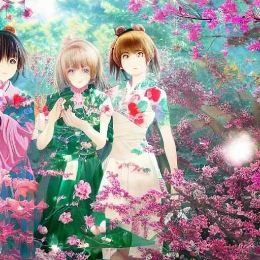 Image similar to 4 d beautiful image by hayoko mayoko, takoto kakoto and azuko mazuko