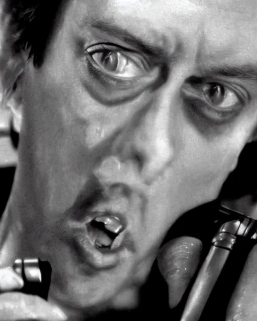 Image similar to film still close - up shot of steve buscemi terminator 2. photographic, photography