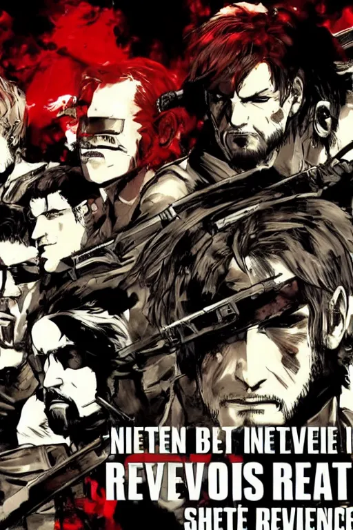 Prompt: violence breeds violence, but in the end it has to be this way, metal gear revengeance