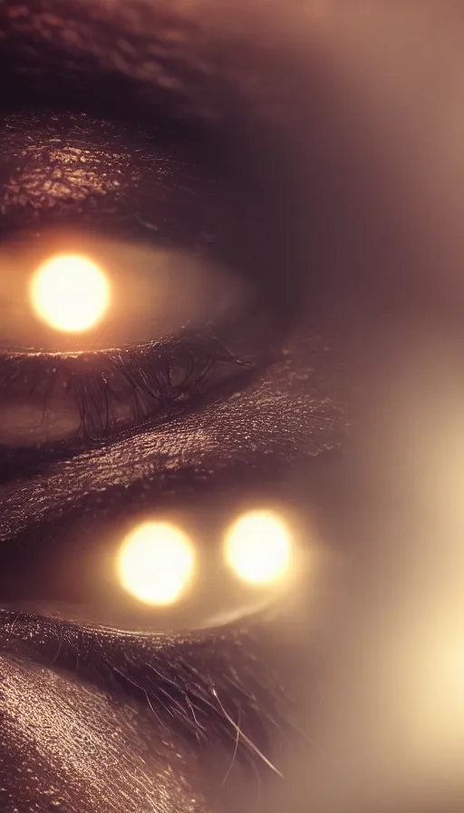 Prompt: a close up of very tired eyes, moody lighting, lens flare, atmosphere, glow, detailed, intricate, full of colour, cinematic lighting, trending on artstation, 4 k, hyperrealistic, focused, extreme details, unreal engine 5, cinematic, masterpiece