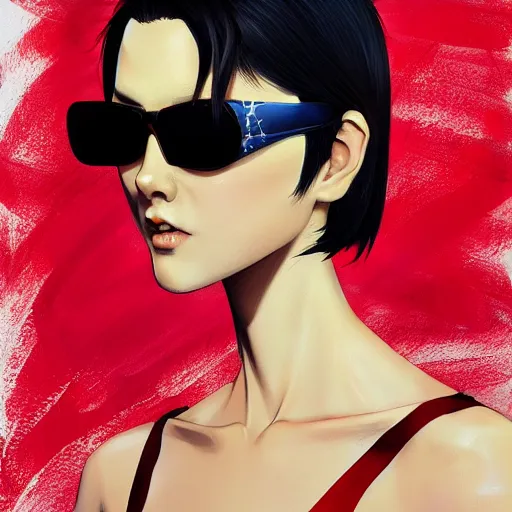 Prompt: Goro Majima as slim beautiful young girl, elegant, 2d, ultra highly detailed, digital painting, smooth, sharp focus, artstation, art by Ilya Kuvshinov