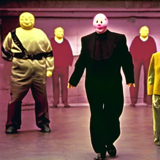 Image similar to Mr Blobby in The Matrix (1999)