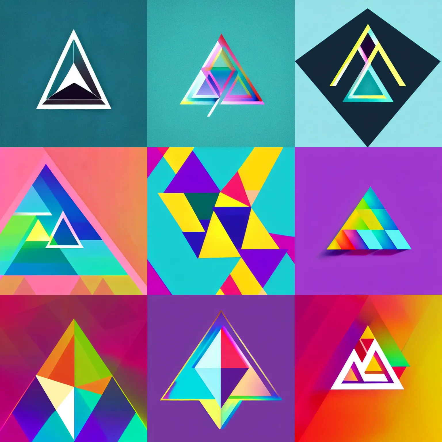 Prompt: vector art | triangle logo | pearl rainbow, outlines, textures, contrast | friendly fun soft simple polished coherent simple intricate geometric modern | hi - fructose, divine proportion, smooth, octane render, sharp focus, artstation | beeple, meta design, wolff olins |