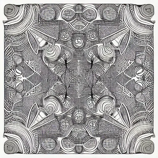 Image similar to “geometrically surreal order, extremely high detail, photorealistic, intricate line drawings, dotart, album art in the style of James Jean”