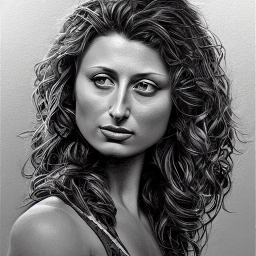 Prompt: pencil art, detailed portrait of aly michalka, intricate, hyper detailed, realistic, oil painting, by julie bell, frank frazetta, cinematic lighting