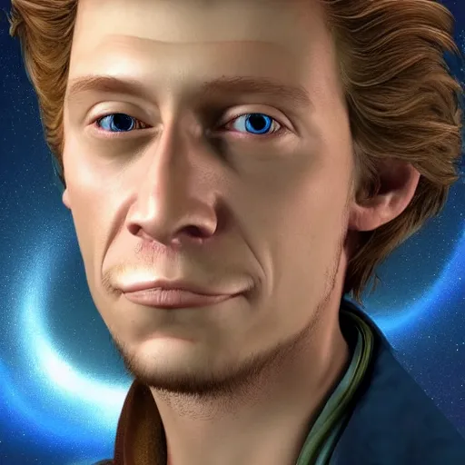 Image similar to stunning award winning hyperrealistic hdr 8 k highly detailed portrait photo of guybrush threepwood from monkey island as a real human