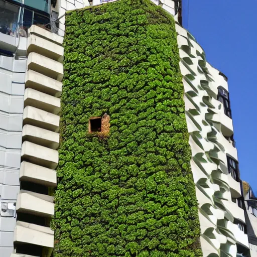 Image similar to the beehive, wellington covered in a living wall by patrick blanc