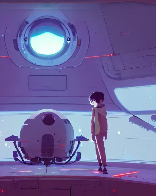 Image similar to spaceship in deep space, cory loftis, james gilleard, atey ghailan, makoto shinkai, goro fujita, studio ghibli, rim light, exquisite lighting, clear focus, very coherent, plain background, soft painting