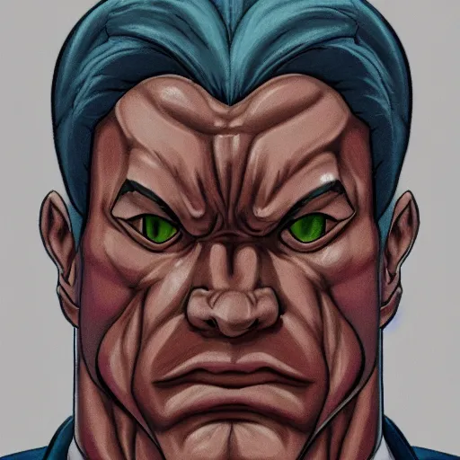 Prompt: portrait of urien from street fighter