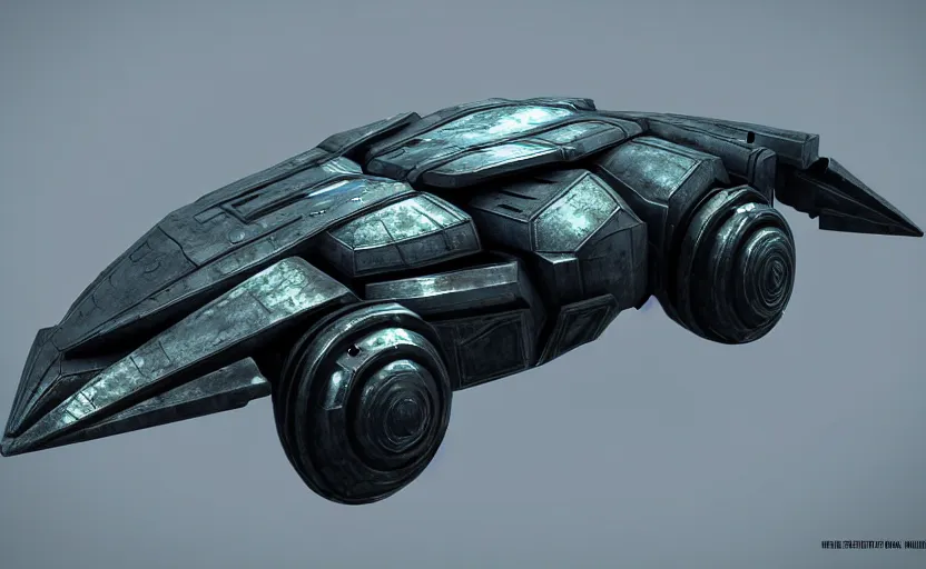 Image similar to an armored futuristic sci fi vehicle, unreal engine, cinematic lighting, texture rost