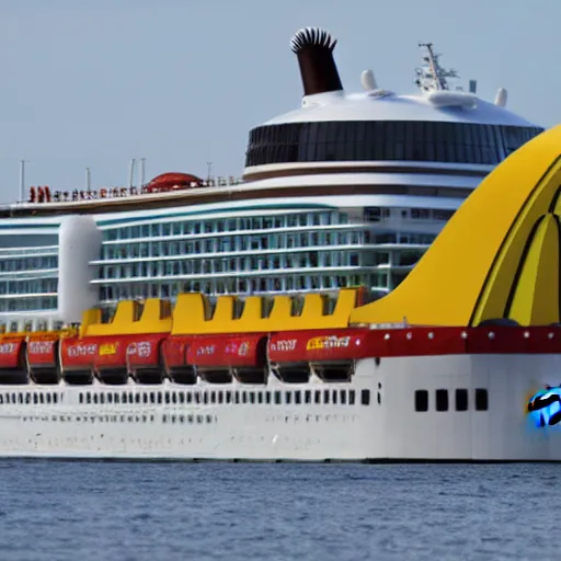 Image similar to mcdonalds cruise ship