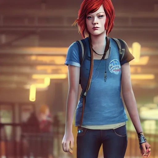 Image similar to Jane Levy as Chloe Price from Life Is Strange, realsitic, 8k, photorealistic, detailed