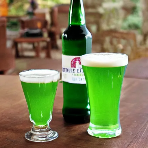 Image similar to jadeite beer,