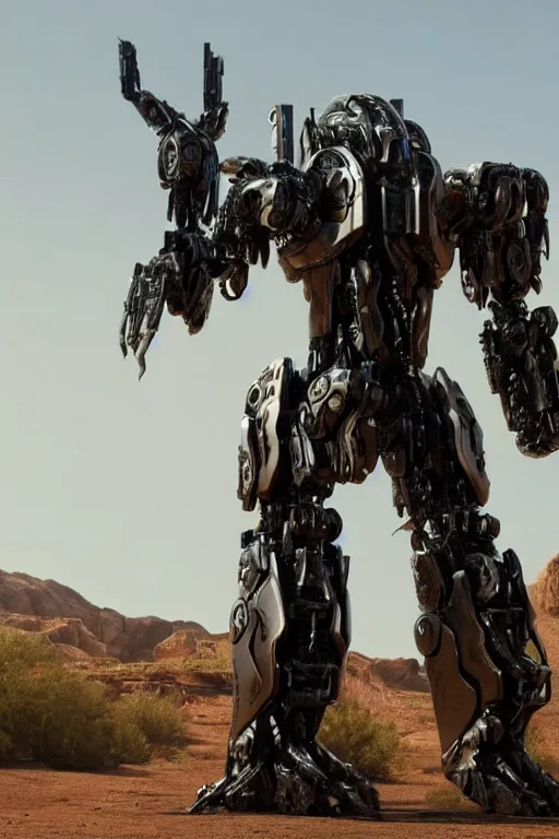 Image similar to cinematic still in westworld and machine - warrior - 5, intricate ornate humanoid mecha warrior,