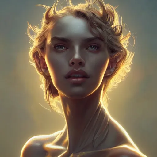 Image similar to perfectly - centered - portrait - photograph of non - human fantasy creature, super highly detailed, professional digital painting, artstation, concept art, smooth, sharp focus, no blur, no dof, extreme illustration, unreal engine 5, 8 k, art by artgerm and greg rutkowski and alphonse mucha loish and wlop