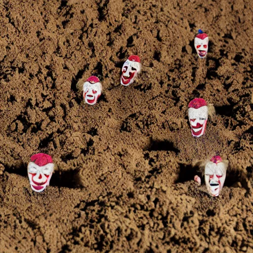 Image similar to dirt - covered night clowns