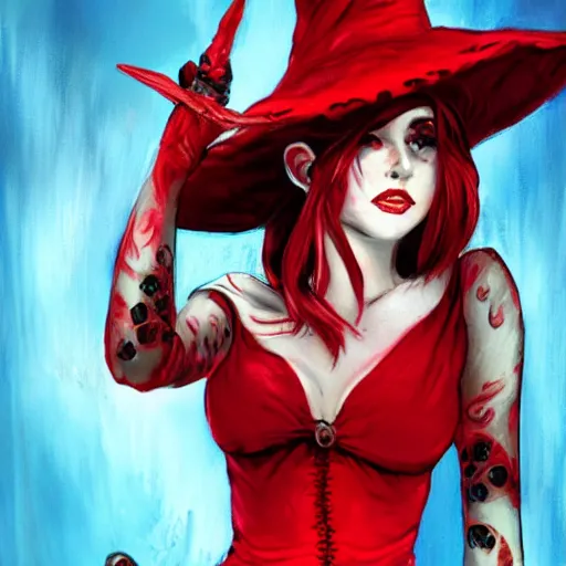 Image similar to red witch