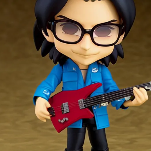 Image similar to steve vai as nendoroid, kodak film