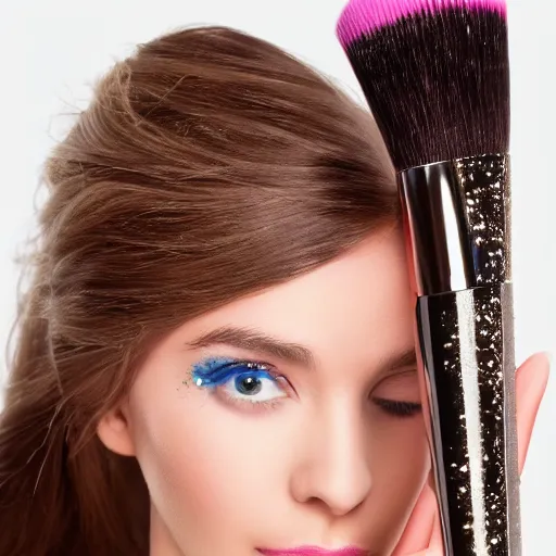 Image similar to high - end cosmetic photography close up of sprinkles mascara