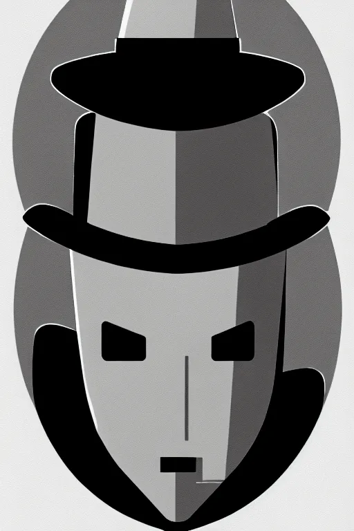 Image similar to portrait of noir robot detective