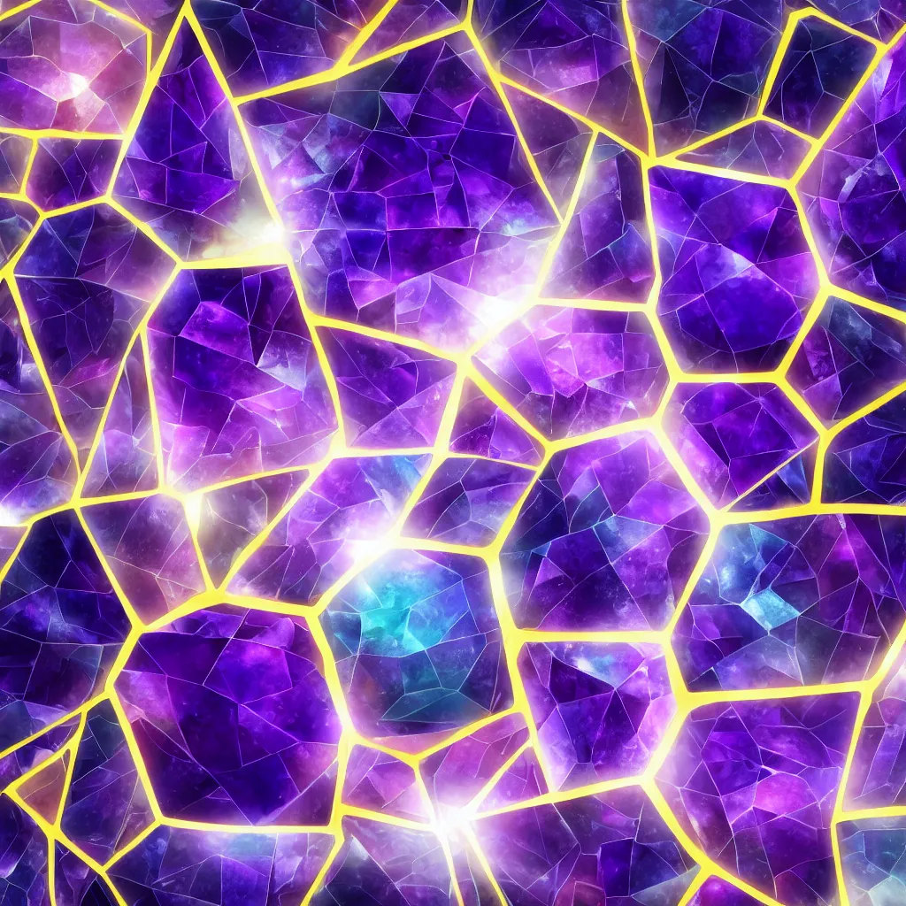 un interminable fractales fabriqué de translucide multicolore cristaux  Naturel gemme génératif ai La technologie 22313487 Photo de stock chez  Vecteezy