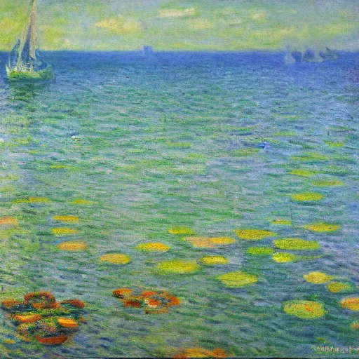 Prompt: The nature of reality Oil Painting by Monet